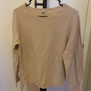 Uniqlo cream shirt